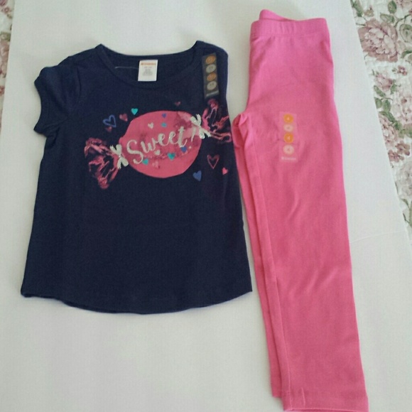 NWT - Gymboree Girls Size 4 Leggings Set - Picture 6 of 7